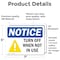 Signmission Turn Off When Not In Use Sign With Symbol, 7 in W x Rectangle, Vinyl Decal OS-2PACK-NS-D-57-L-18749 - alternate 5